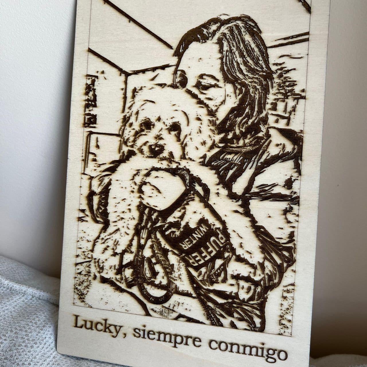 FOTO GRABADA EN MADERA