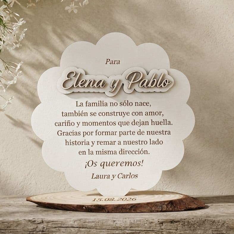 CUADRO NUBE BASE MADERA